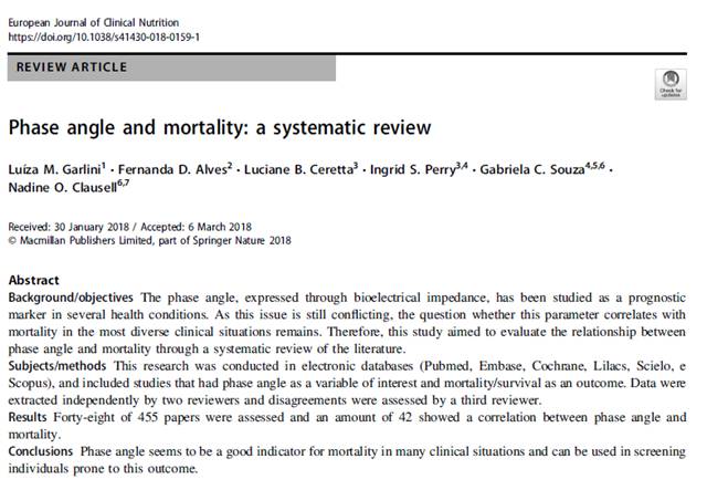 Systematic review phase angle