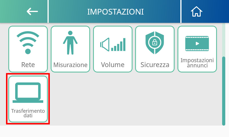 Trasferimento dati MA601